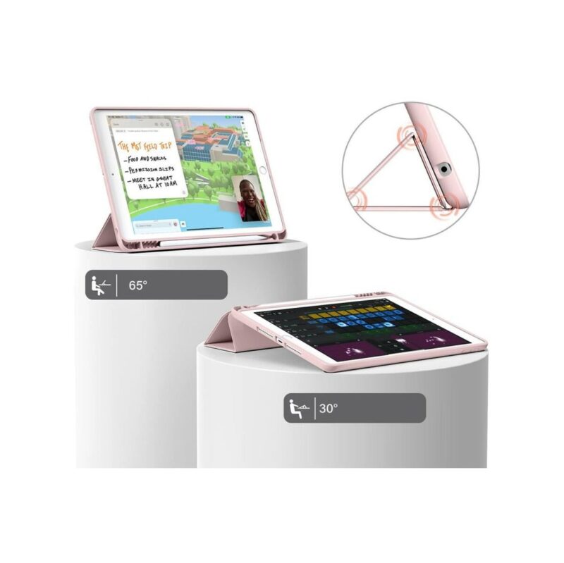 Etui Small Texture 1 do Apple iPad 7/8/9 10.2" Small texture 1 różowy