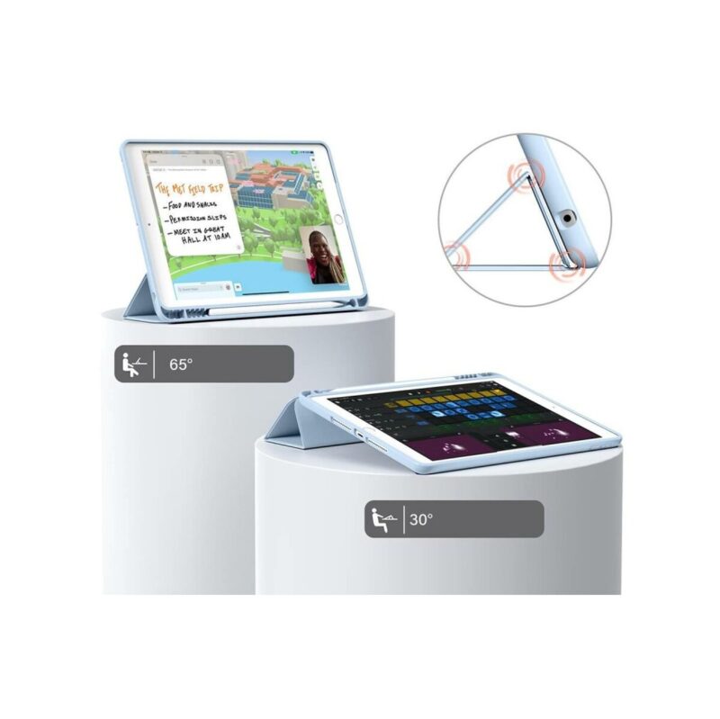 Etui Small texture 1 do Apple iPad 7/8/9 10.2" Small texture 1 niebieski