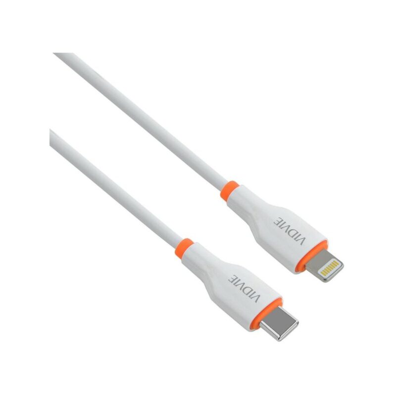 Kabel VIDVIE Type C/iPhone biały