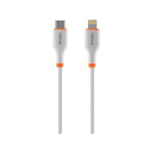 Kabel VIDVIE Type C/iPhone biały