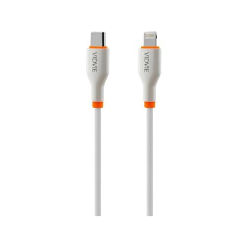 Kabel VIDVIE Type C/iPhone biały