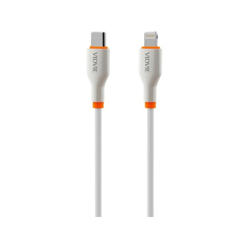 Kabel VIDVIE Type C/iPhone biały