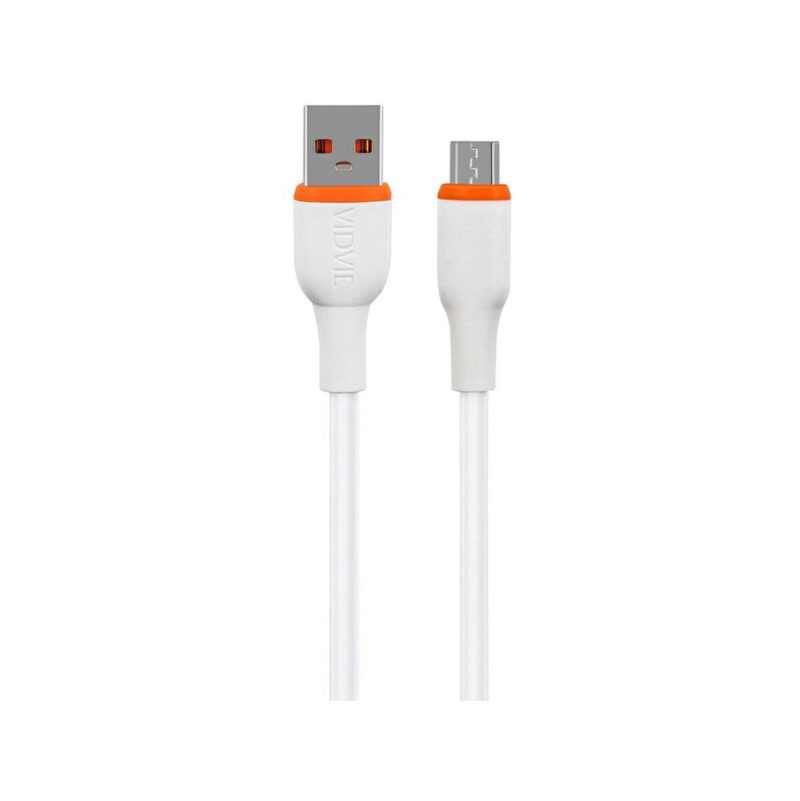 Kabel VIDVIE CB4031 USB/Micro 3A, 1m biały