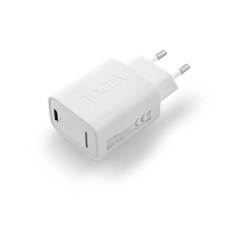 Ładowarka sieciowa VIDVIE PLE268 1xUSB + 1xType C 3A PD 20W biały