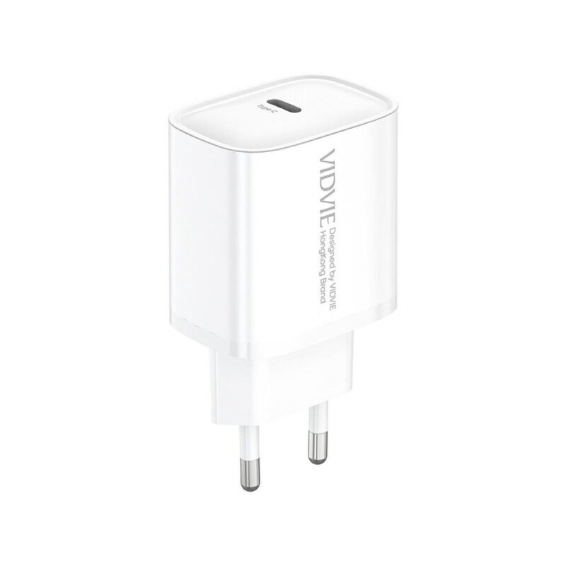Ładowarka sieciowa VIDVIE PLE271 1xType C 3A 33W biały