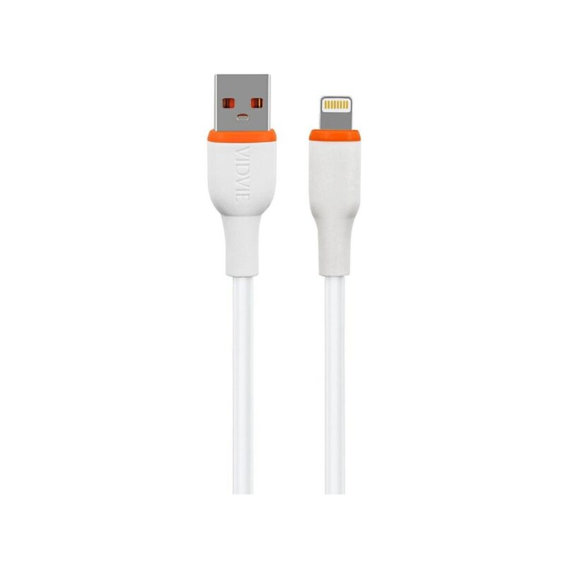Kabel VIDVIE CB4031 USB/ iPhone 3A, 1m biały