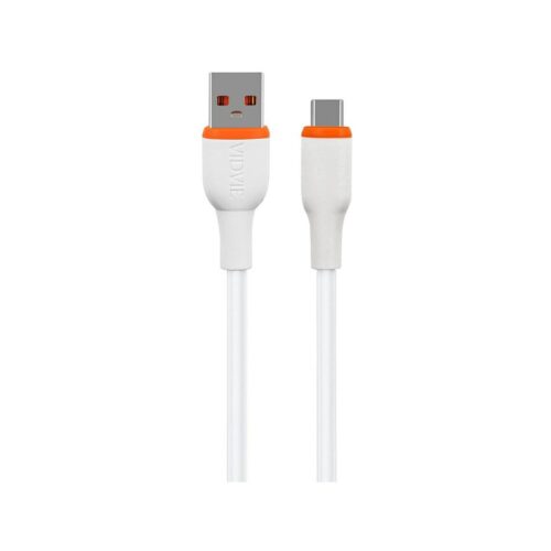 Kabel VIDVIE CB4031 USB/Type C 3A, 1m biały