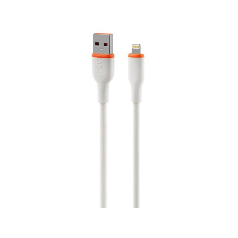 Kabel VIDVIE CB4031 USB/ iPhone 3A, 2m biały