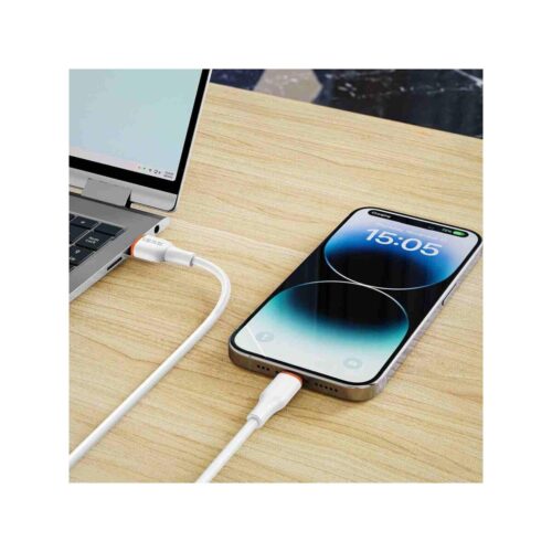 Kabel VIDVIE CB4031 USB/ iPhone 3A, 3m biały