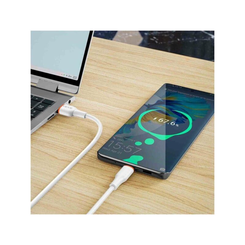 Kabel VIDVIE CB4031 USB/Type C 3A, 2m biały