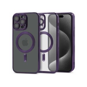 Etui MAGSHINE MAGSAFE do Apple iPhone 16E fioletowy