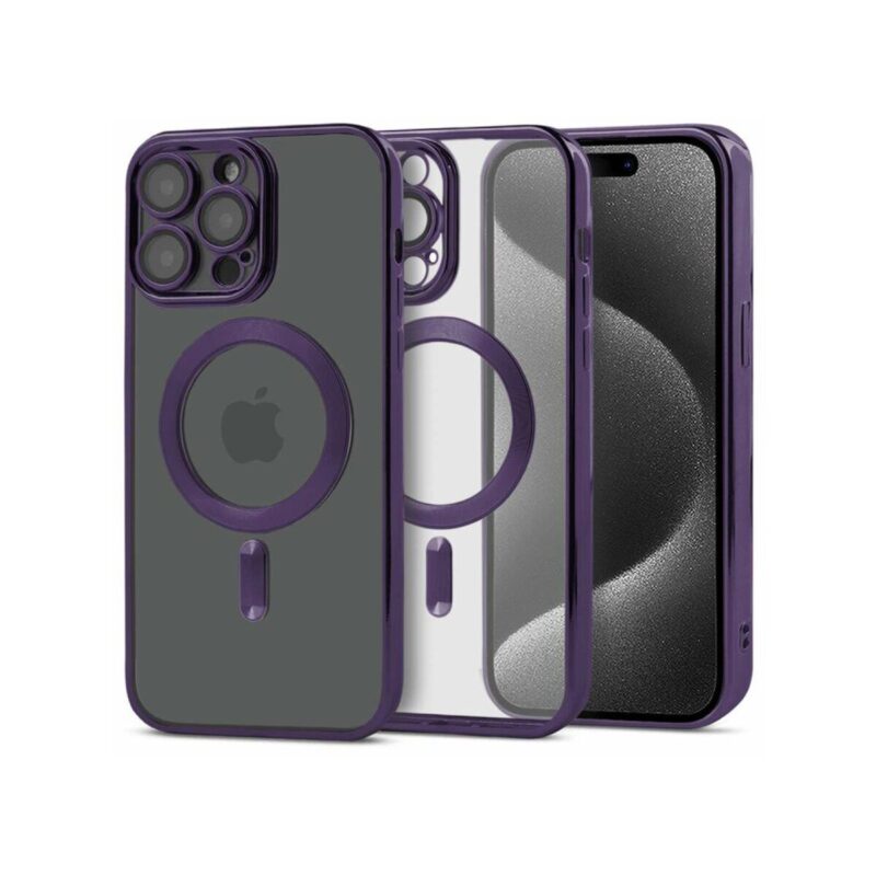 Etui MAGSHINE MAGSAFE do Apple iPhone 16E fioletowy