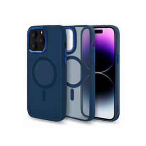 Etui MAGMAT MAGSAFE do Samsung S25+ granatowy