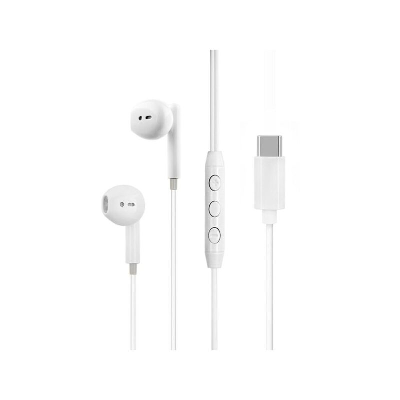 Słuchawki z kablem VIDVIE HS665 Type C biały