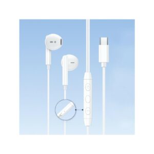 Słuchawki z kablem VIDVIE HS665 Type C biały