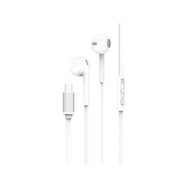 Słuchawki z kablem VIDVIE HS666 Type C biały