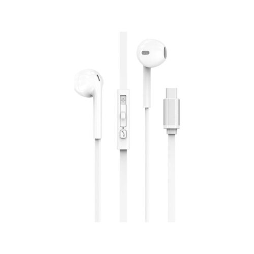 Słuchawki z kablem VIDVIE HS666 Type C biały