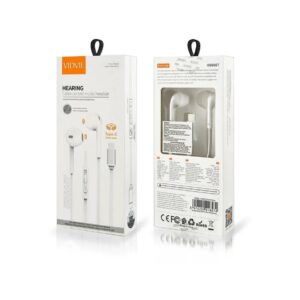 Słuchawki z kablem VIDVIE HS666 Type C biały