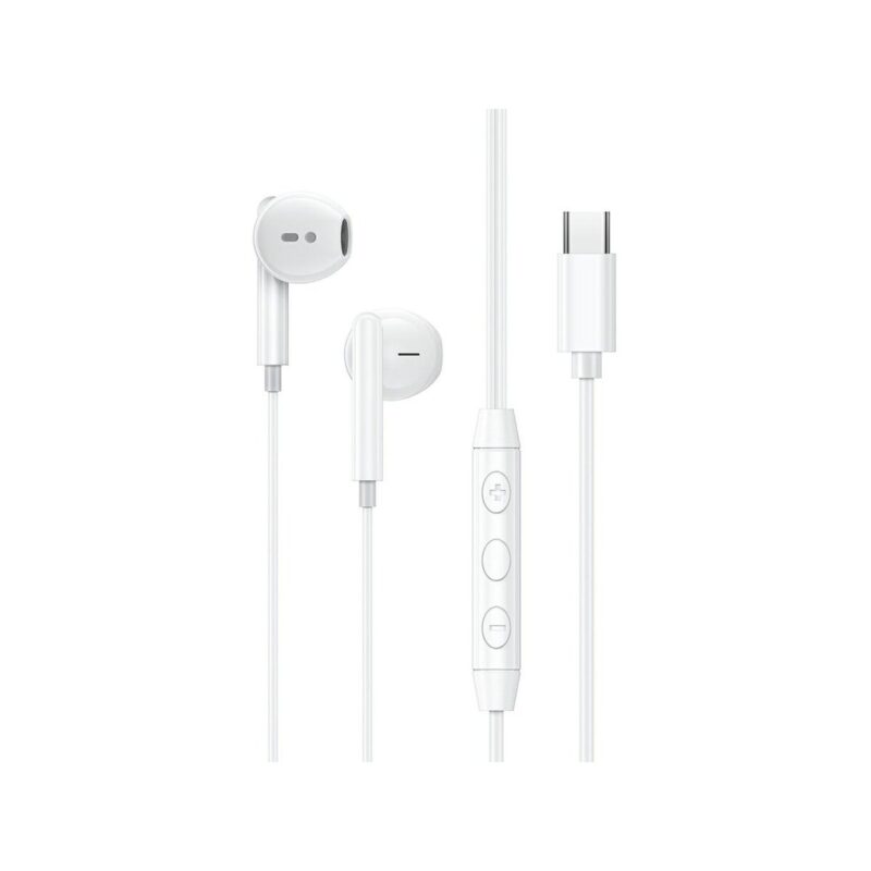 Słuchawki z kablem VIDVIE HS665 Type C biały