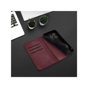 Kabura PRIME BOOK do Apple iPhone 16E czerwony