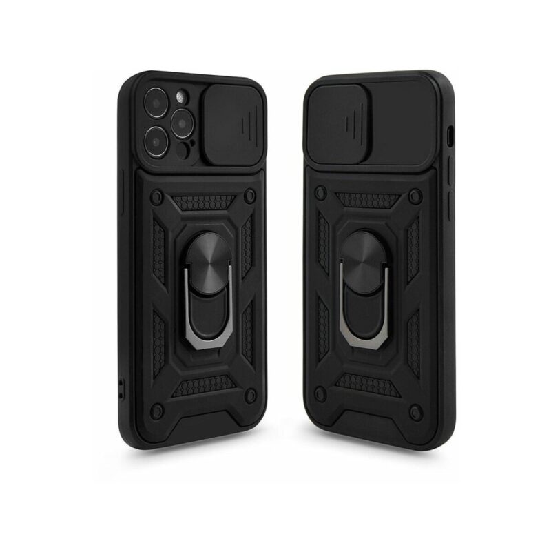Etui SLIDE RING do Motorola EDGE 50 NEO czarny