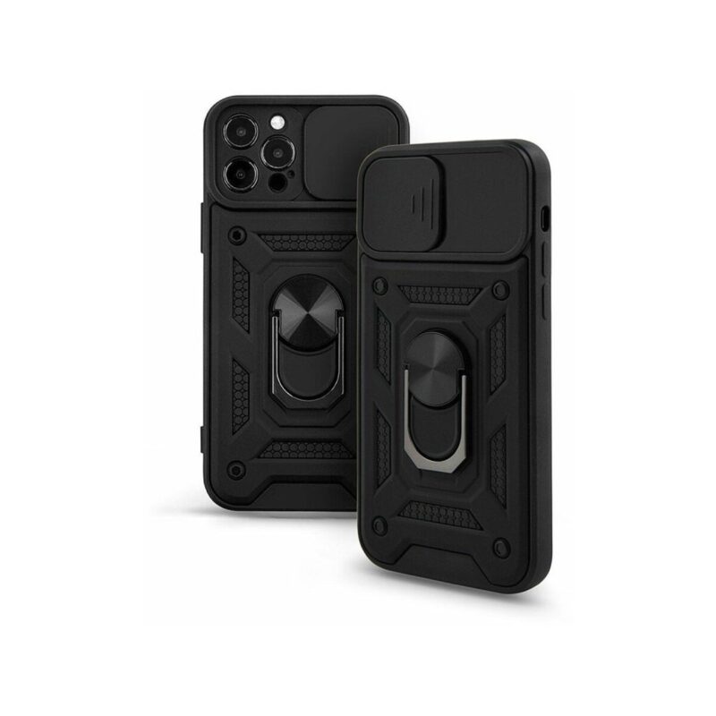 Etui SLIDE RING do Motorola EDGE 50 NEO czarny
