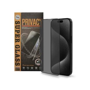 Szkło hartowane PRIVACY do Apple iPhone 15 KOPERTA