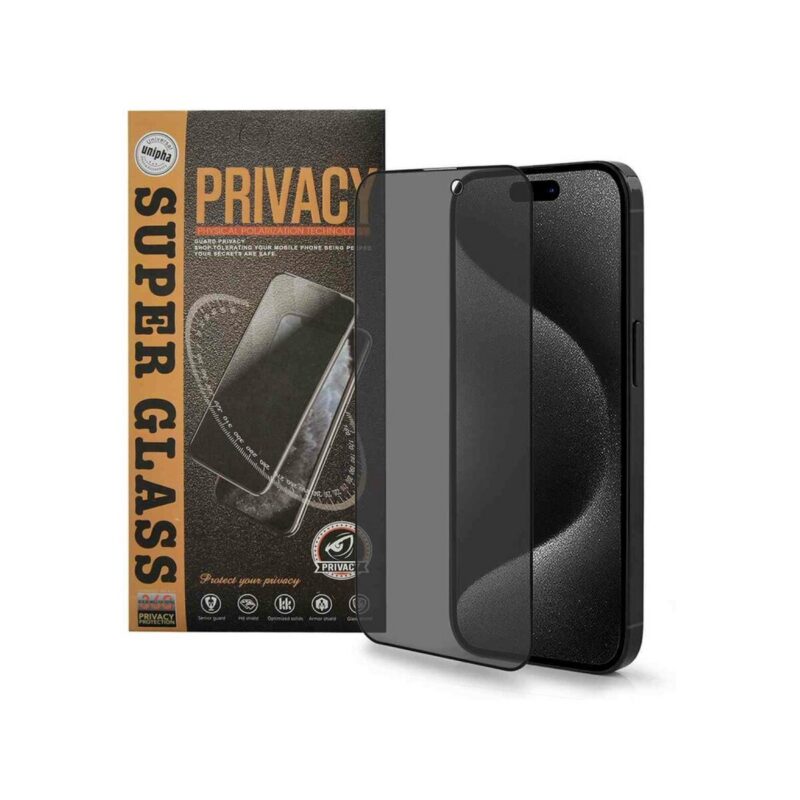 Szkło hartowane PRIVACY do Apple iPhone 15 KOPERTA