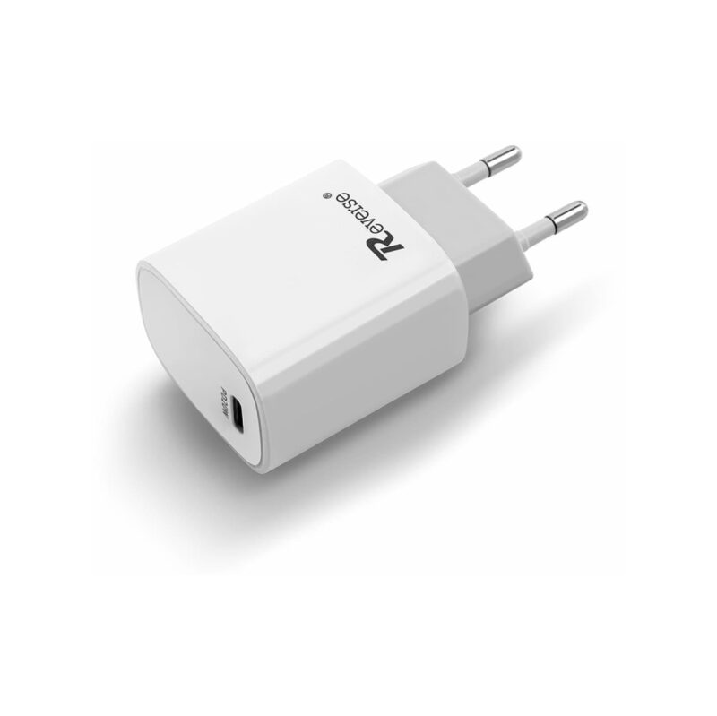 Ładowarka sieciowa REVERSE U58 1xType C + kabel Type C/Type C 3A, 20W, Power Delivery biały