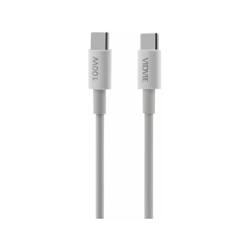 319576-large-default-kabel-vidvie-cb4013-type-c-type-c-pd-100w-1m-bialy Kabel VIDVIE CB4013 Type C/Type C PD 100W 1m biały