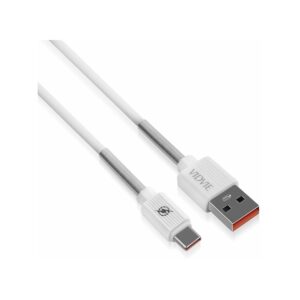 Kabel VIDVIE C510 USB/Type C 3,1A, 1m biały