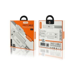 Kabel VIDVIE C510 USB/Type C 3,1A, 1m biały