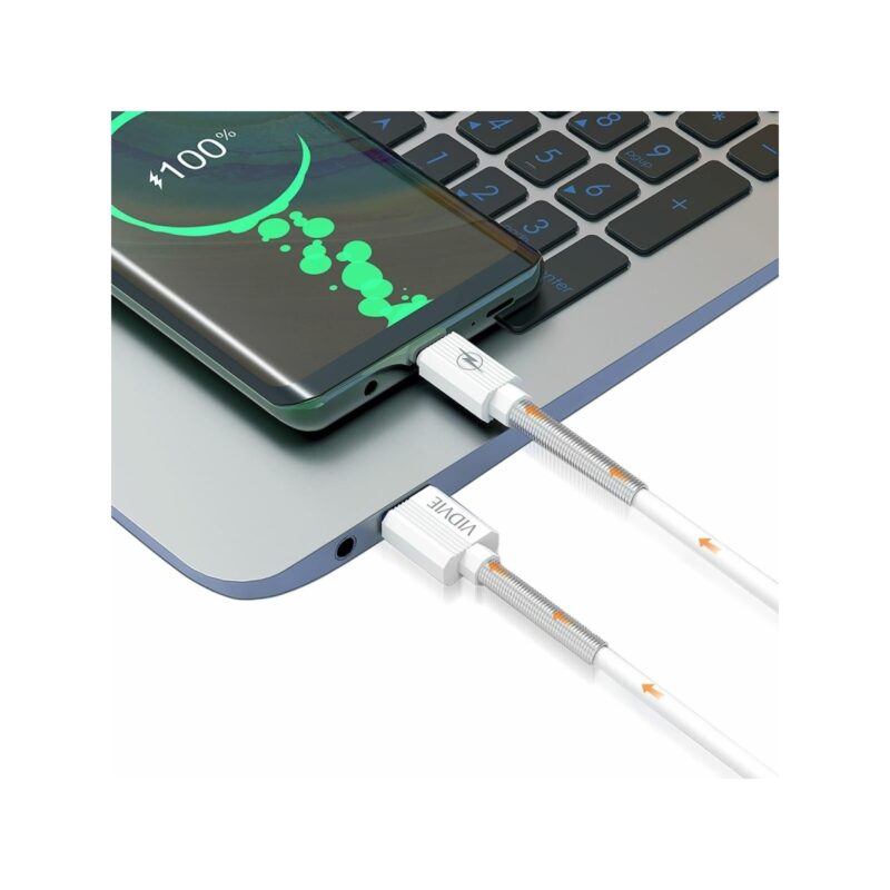 Kabel VIDVIE C510 USB/Type C 3,1A, 1m biały