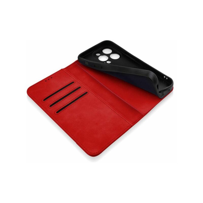 Kabura PRIME BOOK do Samsung S24 ULTRA czerwony