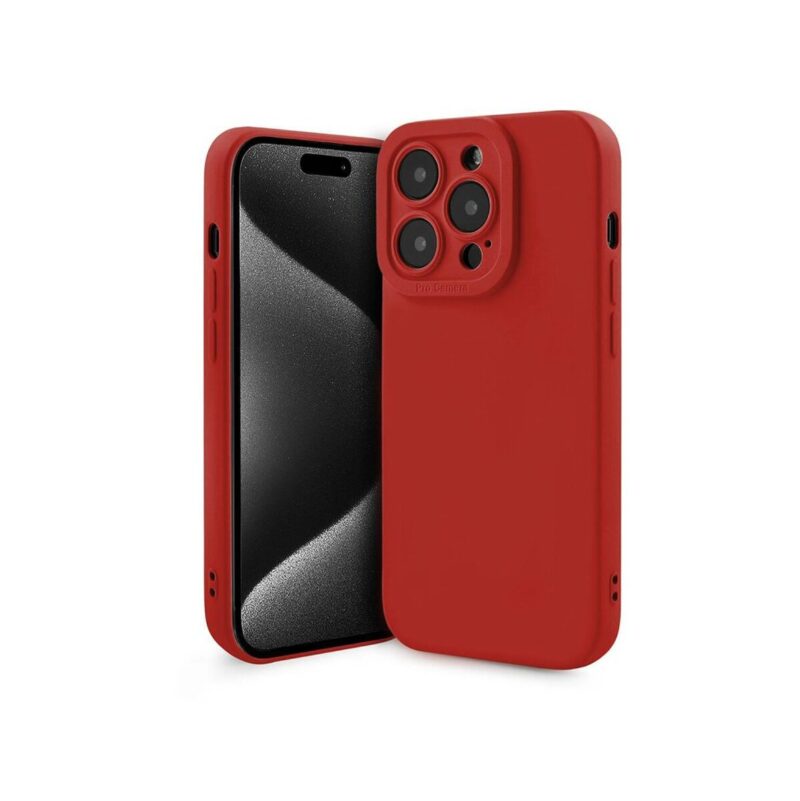 Etui SOFTY do Apple iPhone 17 PRO MAX czerwony