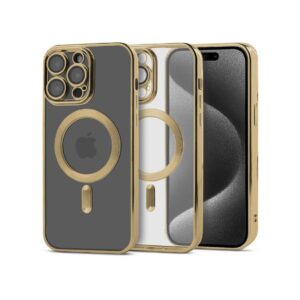 Etui MAGSHINE MAGSAFE do Apple iPhone 17 PRO MAX złoty