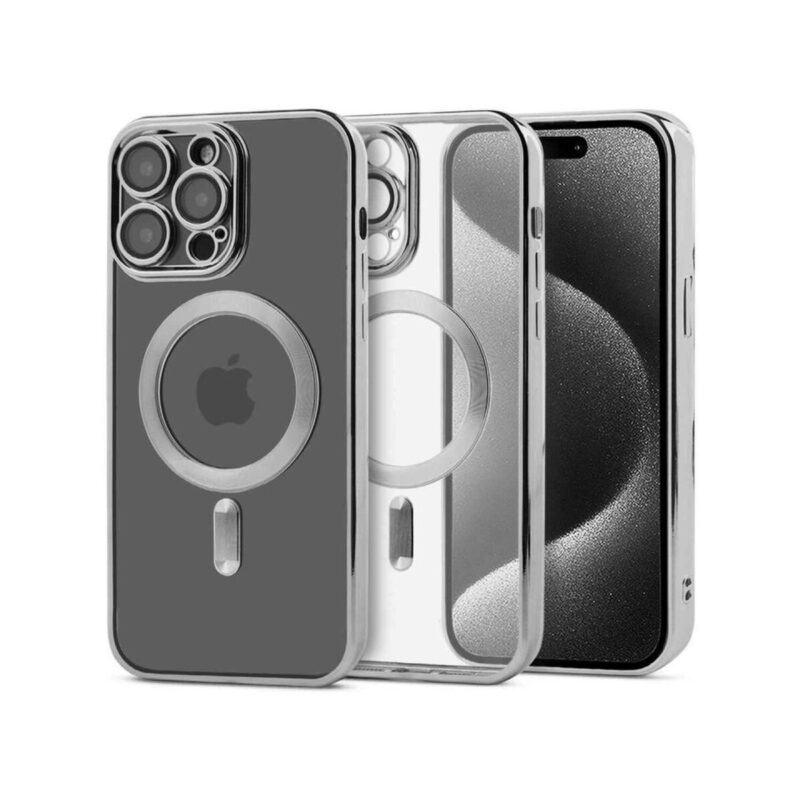 Etui MAGSHINE MAGSAFE do Apple iPhone 17 AIR srebrny