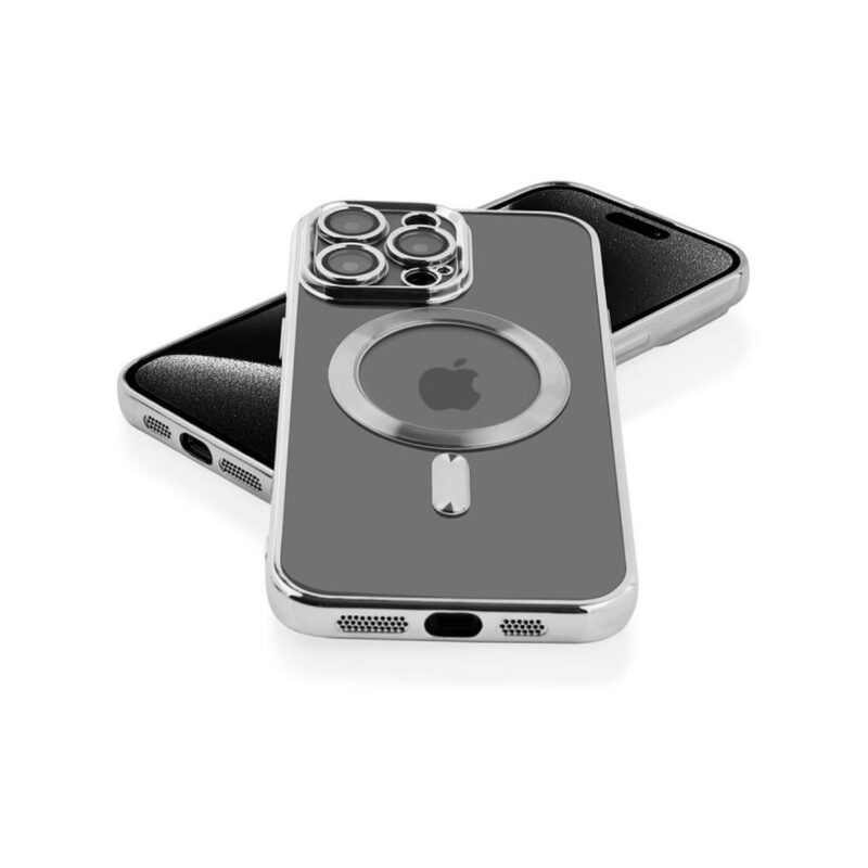 Etui MAGSHINE MAGSAFE do Apple iPhone 17 PRO srebrny