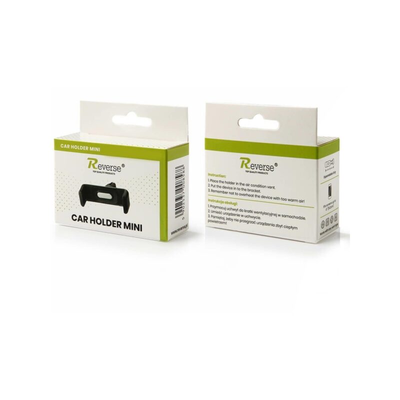 Uchwyt samochodowy MINI do kratki czarny