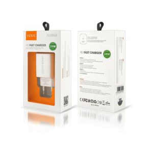 Ładowarka sieciowa VIDVIE PLE248 1xUSB + 1xType C 3A PD 20W biały N