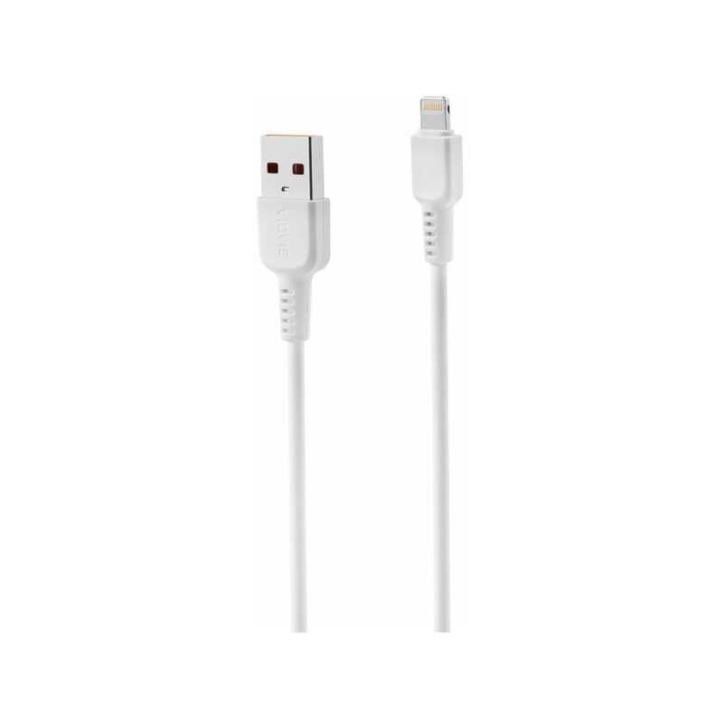 Kabel VIDVIE DC09 USB/iPhone 2.1A, 1m biały 30 szt.