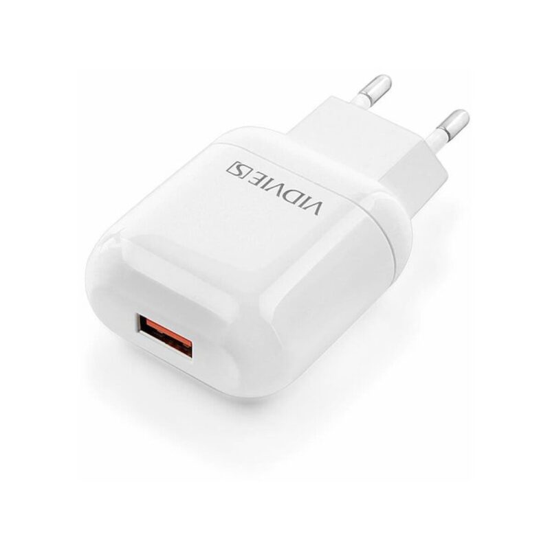 Ładowarka sieciowa VIDVIE CE12 1xUSB 2.4A biały