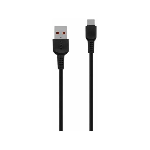 Kabel VIDVIE DC09 USB/Type C 2.1A, 1m czarny 30 szt.