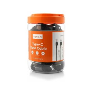 Kabel VIDVIE DC09 USB/Type C 2.1A, 1m czarny 30 szt.