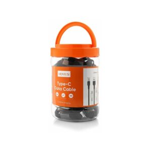 Kabel VIDVIE DC09 USB/Type C 2.1A, 1m czarny 30 szt.