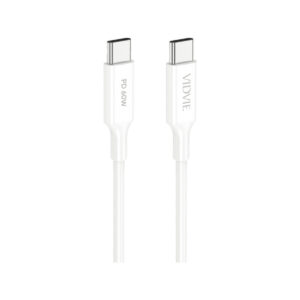 Kabel VIDVIE CB4049 Type C/Type C 60W, 1m biały