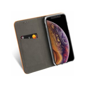 Kabura MAGNET BOOK do Apple iPhone 7+/8+ pomarańczowy