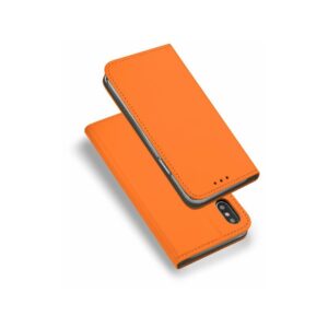 Kabura MAGNET BOOK do Apple iPhone 7+/8+ pomarańczowy