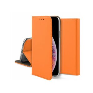 Kabura MAGNET BOOK do Apple iPhone 7+/8+ pomarańczowy