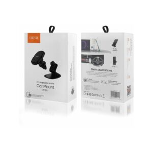 Uchwyt samochodowy VIDVIE HC1511 do kratki i kokpitu czarny